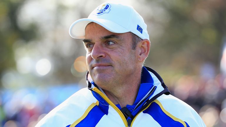 Europe's captain Paul McGinley was happy with how things went on Friday afternoon