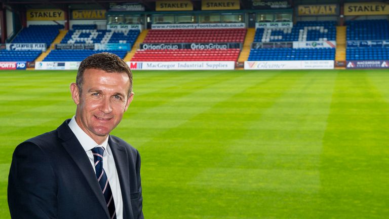 Jim McIntyre is unveiled as the new manager of Ross County