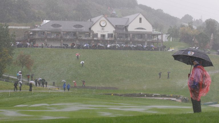 The 2010 clubhouse during the 2010 Ryder Cup at Celtic Manor