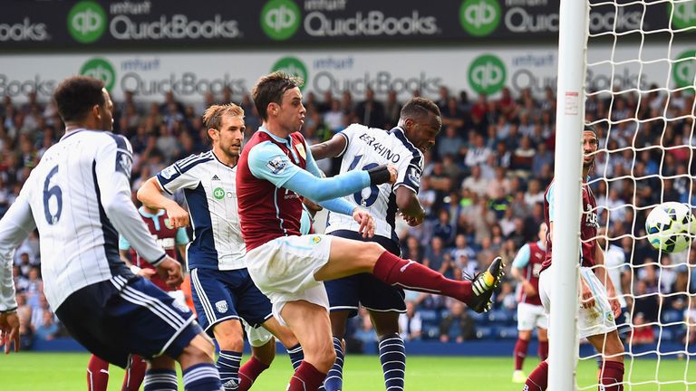 Saido Berahino doubled the advantage just before the break