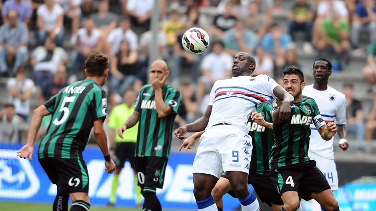 Stefano Okaka keeps possession