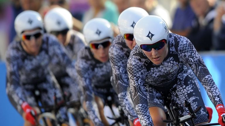 Specialized-lululemon, team time trial, UCI Road World Championships in Ponferrada on September 21, 2014