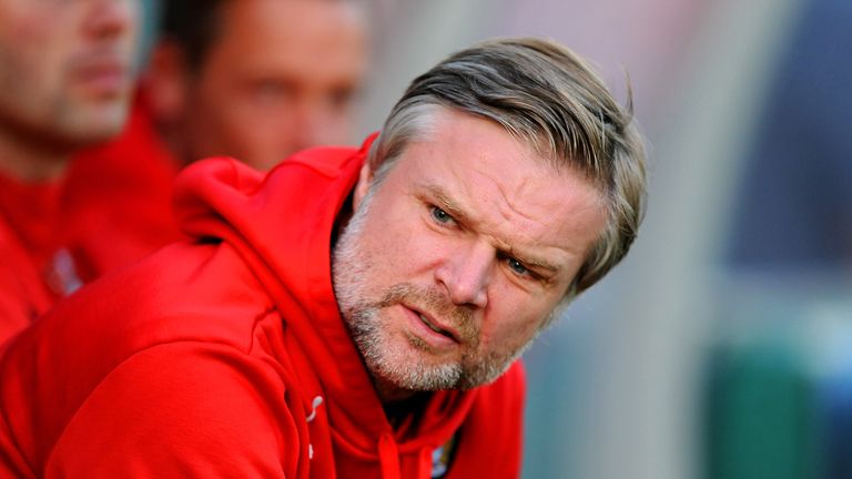 Manager Steven Pressley, Coventry City. 