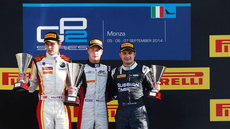 The Feature Race Podium at Monza (GP2 Series Media)