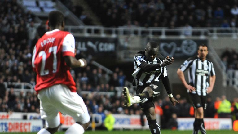 Cheick Tiote Newcastle Arsenal 2011