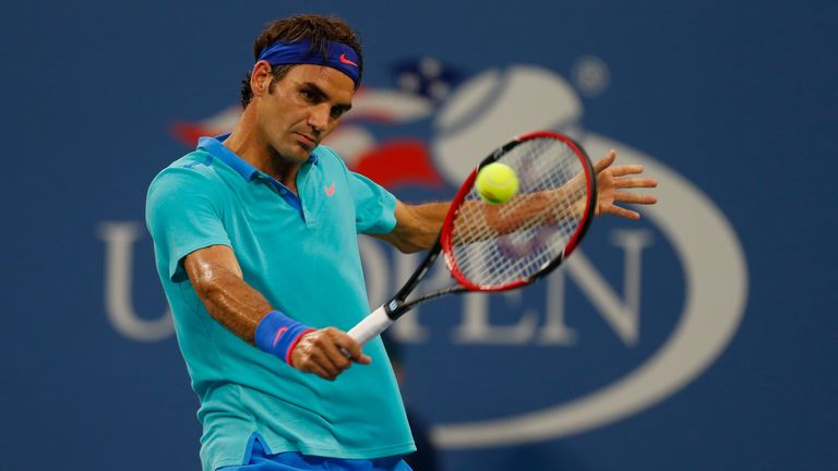Roger Federer. US Open 2014.