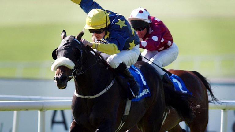 Vinnie Roe in the Jefferson Smurfit Memorial Irish St Leger at the Curragh
