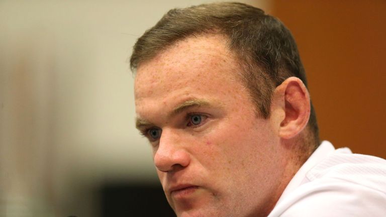 England captain Wayne Rooney during a press conference at the Radisson Blu Hotel, Basel