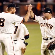 San Franciso Giants: Celebrate levelling the World Series