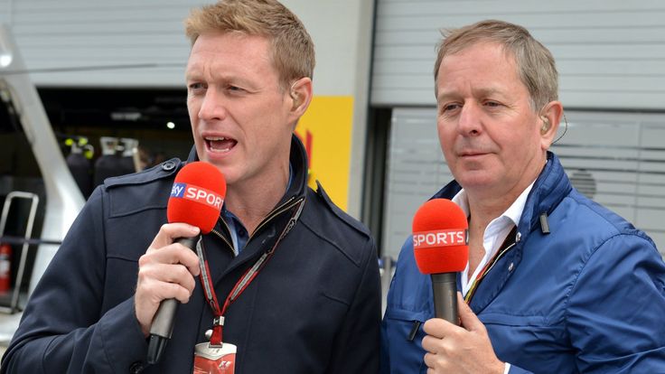 Simon Lazenby and Martin Brundle