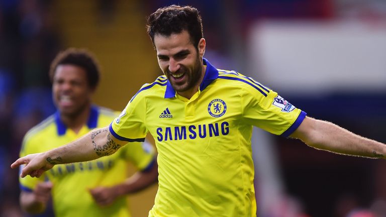 Cesc Fabregas: Enjoying being back in his favoured position