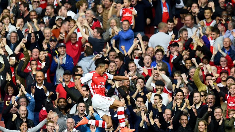 Alexis Sanchez 5/4 Skybet to score at anytime against Man Utd