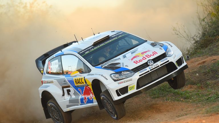 Andreas Mikkelsen claimed the opening super-special stage of the Rally of Spain in his VW