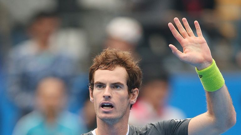 Andy Murray: Booked a semi-final date with Novak Djokovic