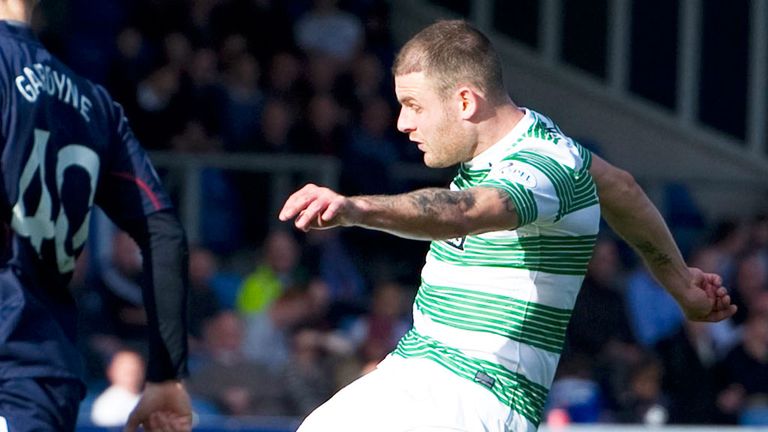 Tony Stokes: Celtic striker completes his team's 5-0 win over Ross County with his second goal