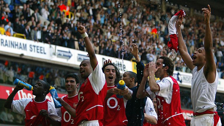 And April ended in the dream scenario for every Gunner. A 2-2 draw at White Hart Lane sealed the title at Spurs, with the unbeaten record still intact.