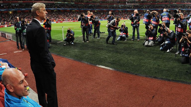 Arsene Wenger: All eyes on the Arsenal manager before kick-off