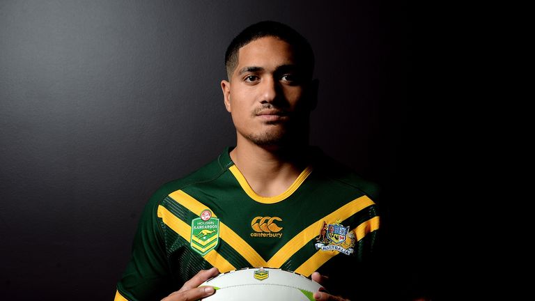 Sione Mata'utia: Will become the youngest Australia debutant on Sunday