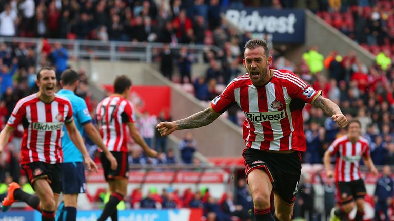 Steven Fletcher restored Sunderland's lead midway through the first half