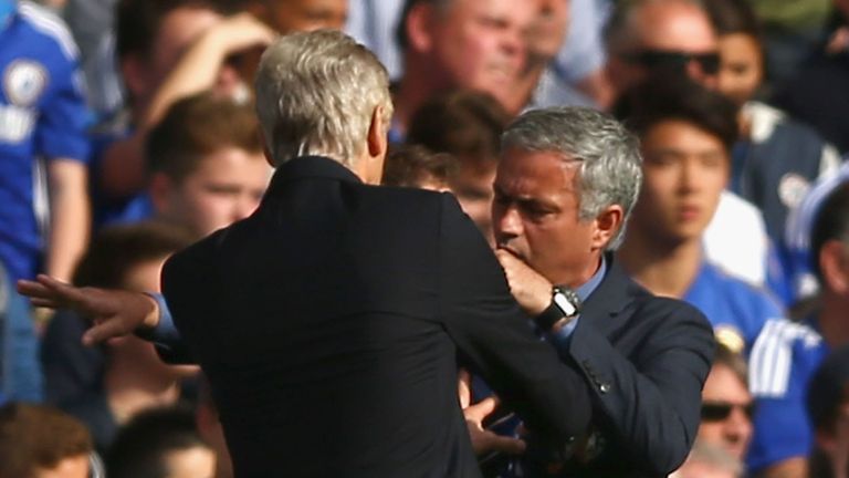 Arsene Wenger and Jose Mourinho clash again after a heavy challenge on Alexis Sanchez