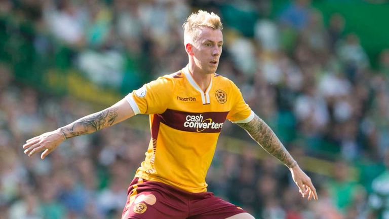 Craig Reid in action for Motherwell