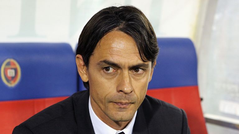 Filippo Inzaghi of AC Milan