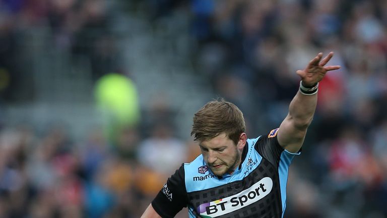 Finn Russell: Kicked five penalties for Glasgow