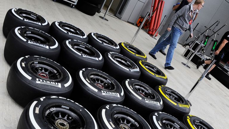 The medium and soft tyres will be used in Brazil