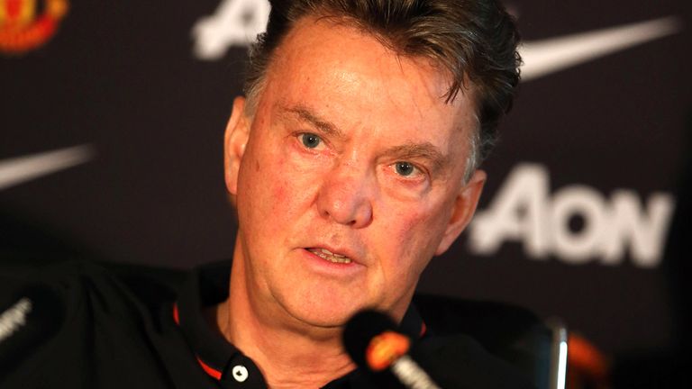 Louis van Gaal Manchester United manager