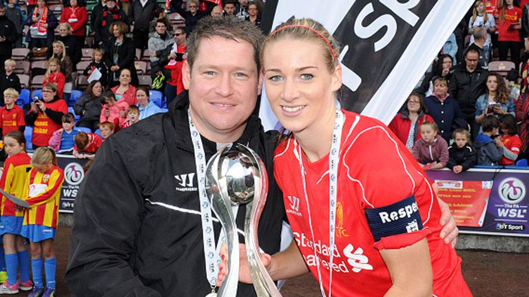 Matt Beard and Gemma Bonner: Celebrate the WSL title