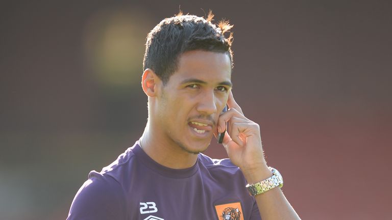 Tom Ince of  Hull City ahead of the pre-season friendly match between York City and Hull City at Bootham Cresent on July 23, 2014 