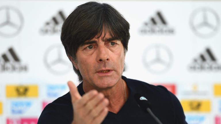 Joachim Low during a Germany press conference on October 13, 2014 in Essen, Germany.