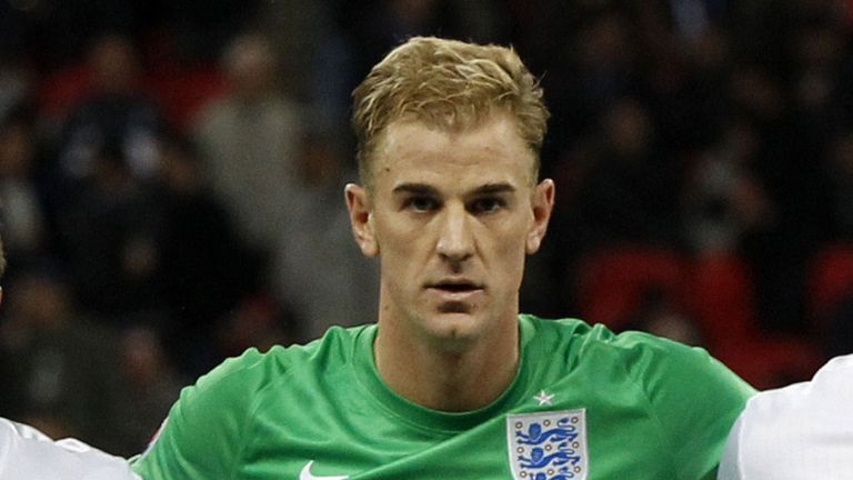 Joe Hart, 5/10: That this is the only image of the keeper in action at Wembley tells it's own story. He had one shot to save and did so with ease.