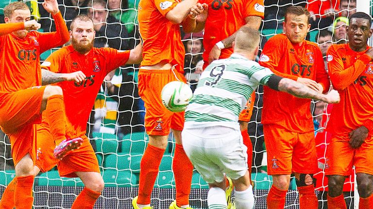 John Guidetti: Celtic striker scores his latest goal against Kilmarnock