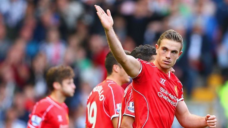 Jordan Henderson puts Liverpool back in front to make it 2-1