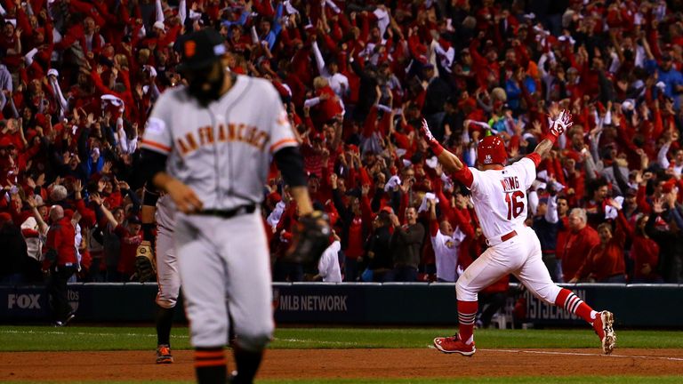 Kolten Wong: Cardinals rookie sealed victory over San Francisco with a walk-off homer in the ninth