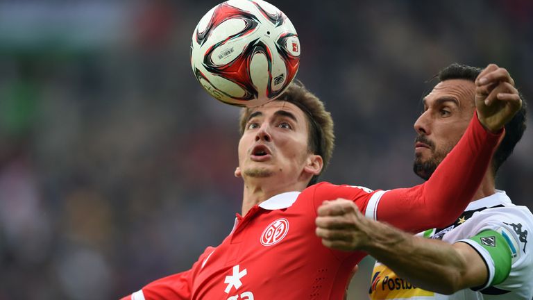 Filip Djuricic has his eyes on the ball