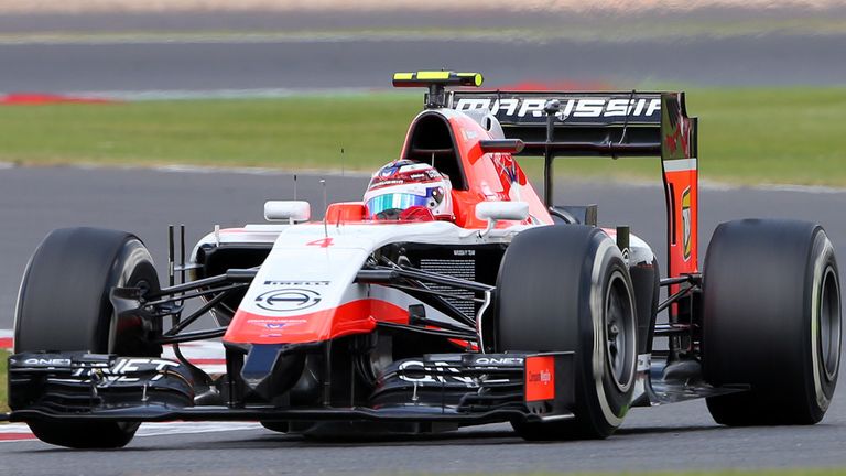 Marussia's Max Chilton 