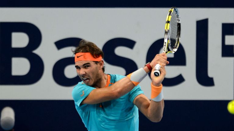 Rafael Nadal ATP Swiss Indoors Basel 2014