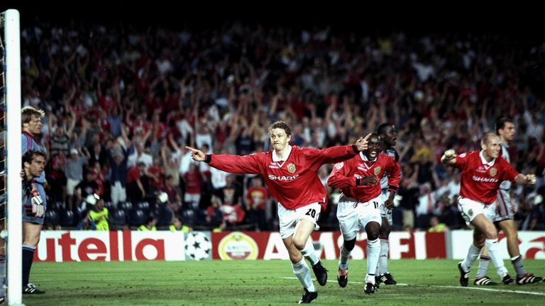 Ole Gunnar Solskjaer v Bayern Munich (2-1, 26/05/99): Not until a minute or two later, anyway. The Norwegian pounced to complete the Treble.