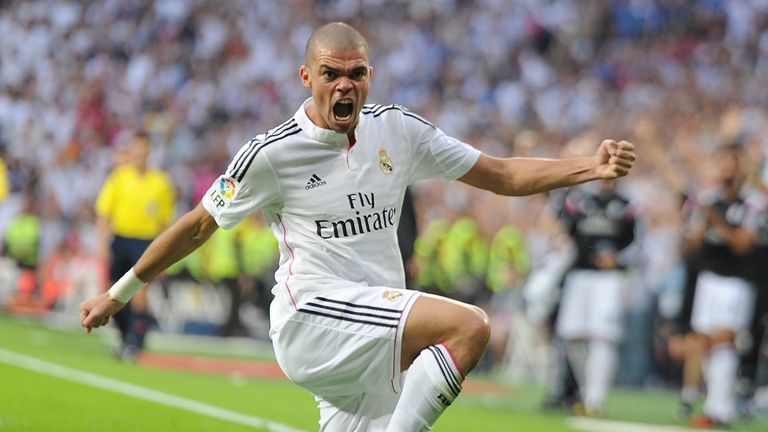 Pepe was on target for Real Madrid