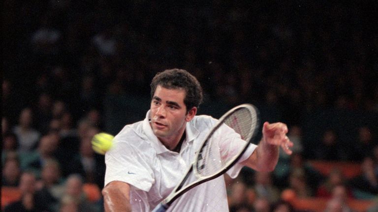 Known as the ATP Tour World Championships from 1990-1999, Pete Sampras claimed his fifth title in 1999 with victory over Andre Agassi in Hannover