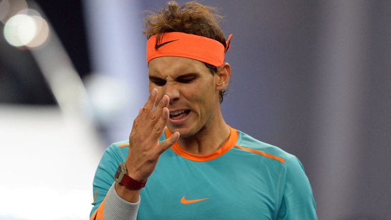 Rafael Nadal : Suffering with appendicitis