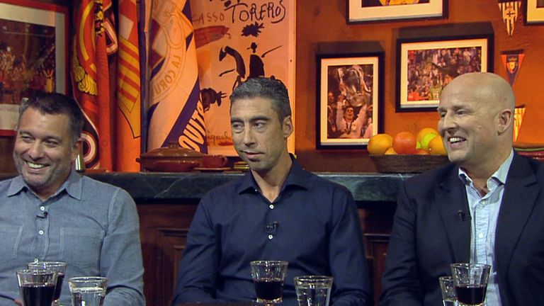 Marcelino, Guillem Balague and Graham Hunter discussed Real's problems on Revista