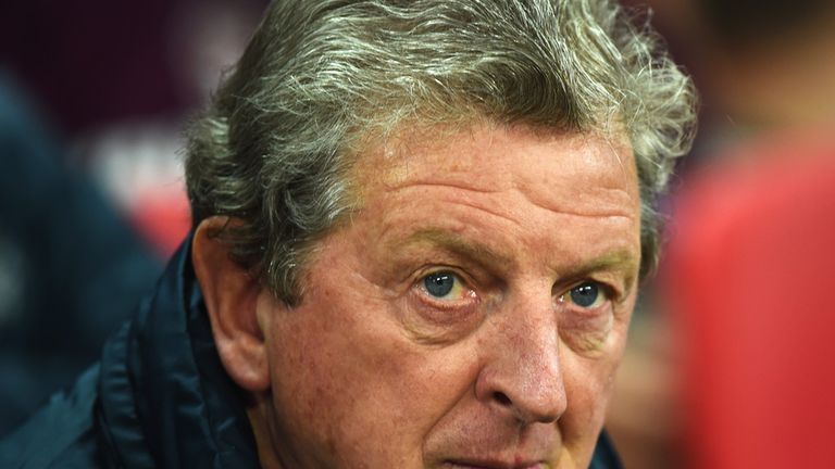 Roy Hodgson looked on