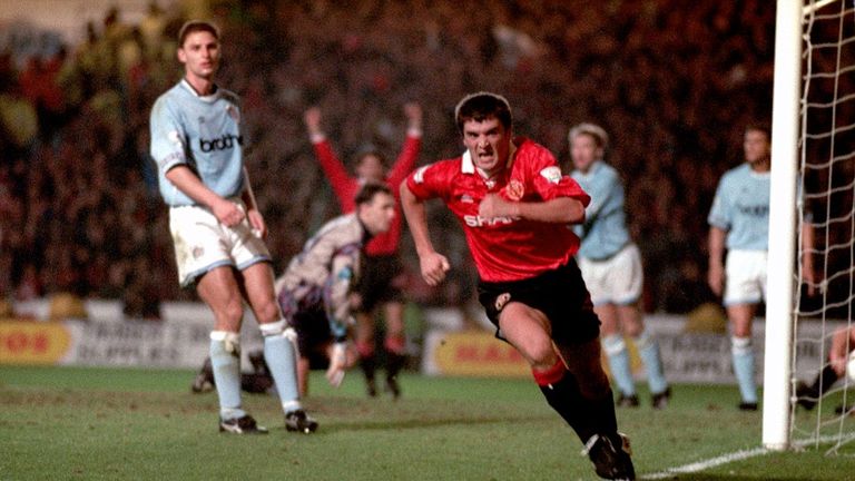 7/11/93 - City 2 United 3: Having been knocked out of the CL by Galatasaray days earlier, United trailed 2-0 before Roy Keane capped a memorable comeback.