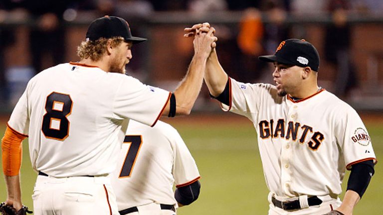 San Franciso Giants: Celebrate levelling the World Series
