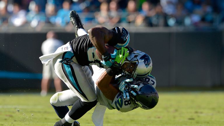 Reigning Super Bowl champions Seattle Seahawks downed the Carolina Panthers 13-9 at the Bank of America Stadium