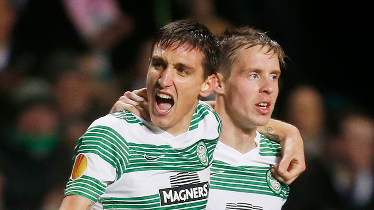 Stefan Scepovic (L): Scored his first Celtic goal last week
