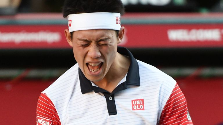 Kei Nishikori beats Jeremy Chardy on day five of Rakuten Japan Open 2014